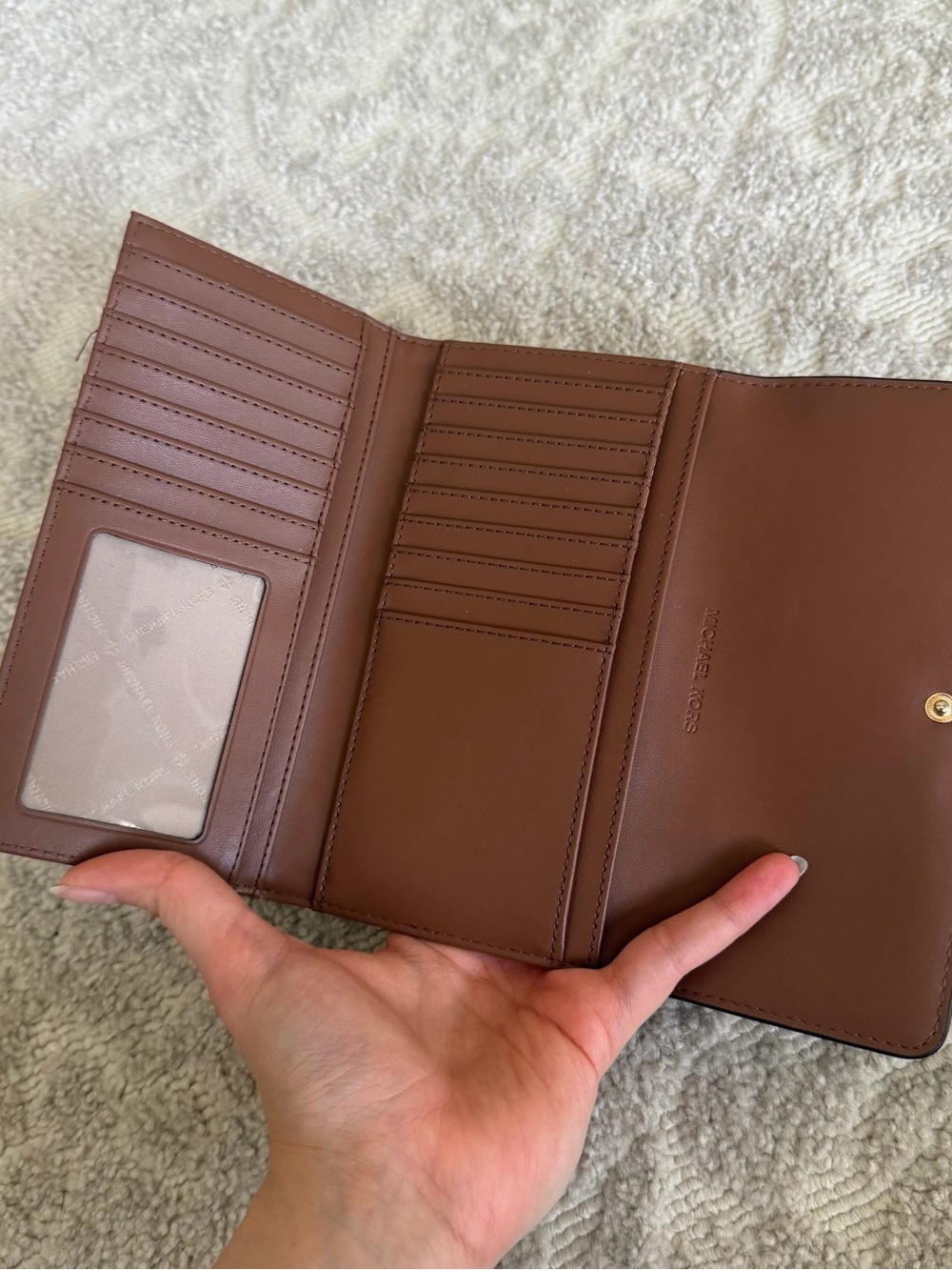 Michael Kors Jet Set Large Logo Trifold Wallet - Brown
BRAND NEW - Picture 3 of 3